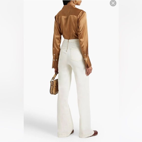 FRAME
Tie-Neck Long Sleeve Silk Blouse - Picture 4 of 7